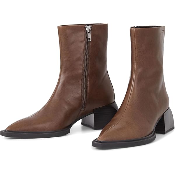 Amazon.com | Vagabond Shoemakers Vivan Leather Bootie Mud EU